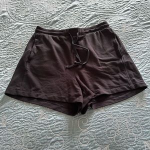 Lou & Grey black lounge shorts